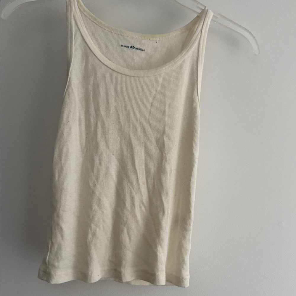 Brandy Melville Off-White Tank Top